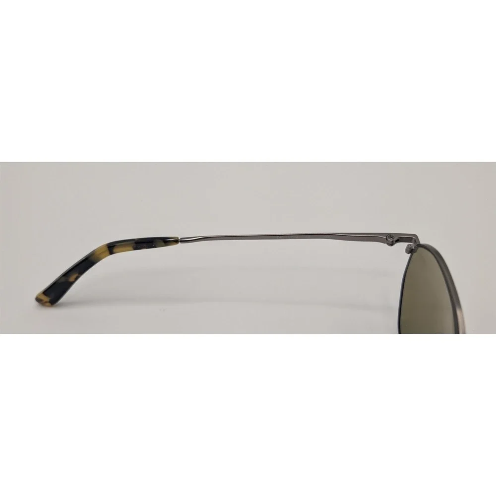 Gunmetal Hexagonal Metal Sunglasses FRAME ONLY Tortoiseshell Temple  50-18-140